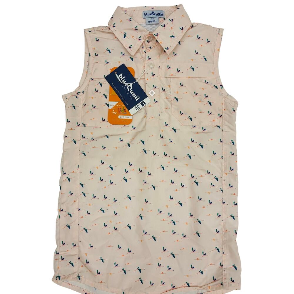 NWT Blue Quail 3T Flamingo Dress